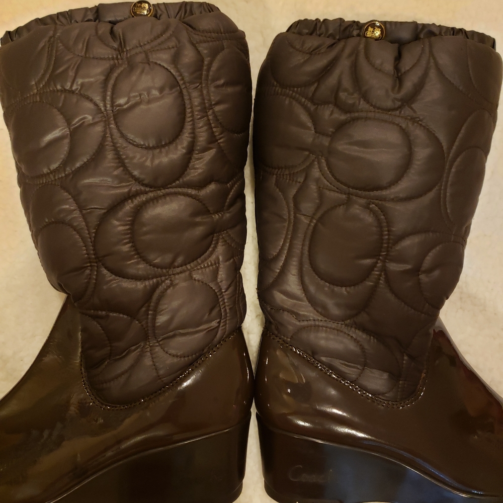 Coach Cantina Quilted winter Boots - Picture 7 of 10